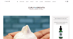 Desktop Screenshot of curlynugrowth.com